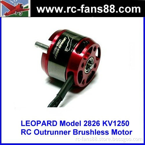 LEOPARD Model 2826 KV1250 RC Outrunner Brushless Motor & Propeller Adaptor